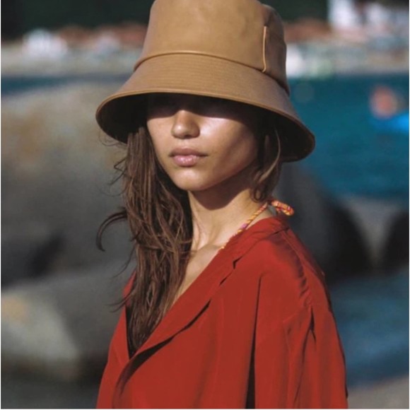 NWT Lack of Color Vegan Leather Bucket Hat - Picture 4 of 4